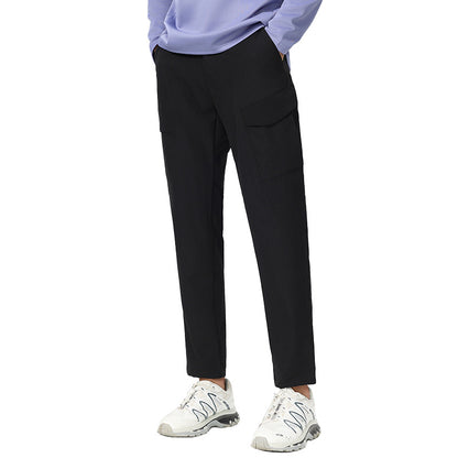 Straight Elastic Wear Resistance Multi-pocket Cargo Pants Men