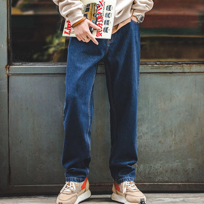 Fashion Personality American Retro Washed Jeans Men