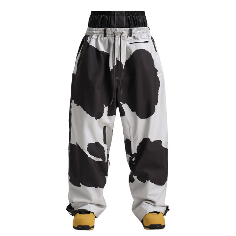 New Loose Single-board Windproof Waterproof Breathable Wide-leg Work Pants