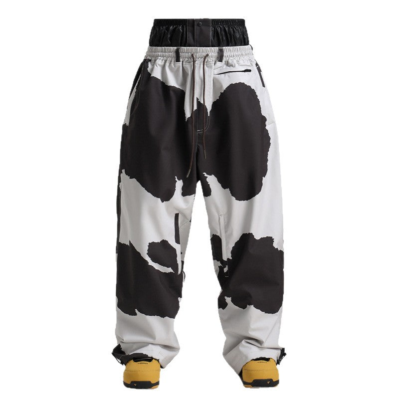 New Loose Single-board Windproof Waterproof Breathable Wide-leg Work Pants