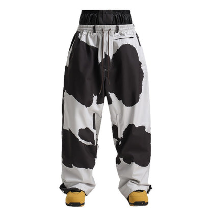 New Loose Single-board Windproof Waterproof Breathable Wide-leg Work Pants