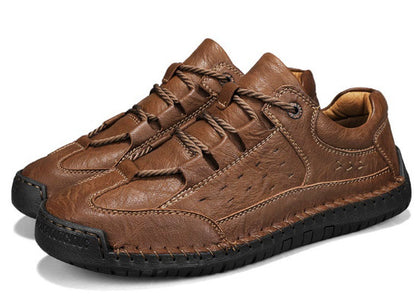 Plus-size Outdoor Hiking Shoes Round-toe Solid Color
