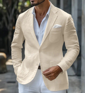 Business Casual Printing Fashionable Jacket Men
