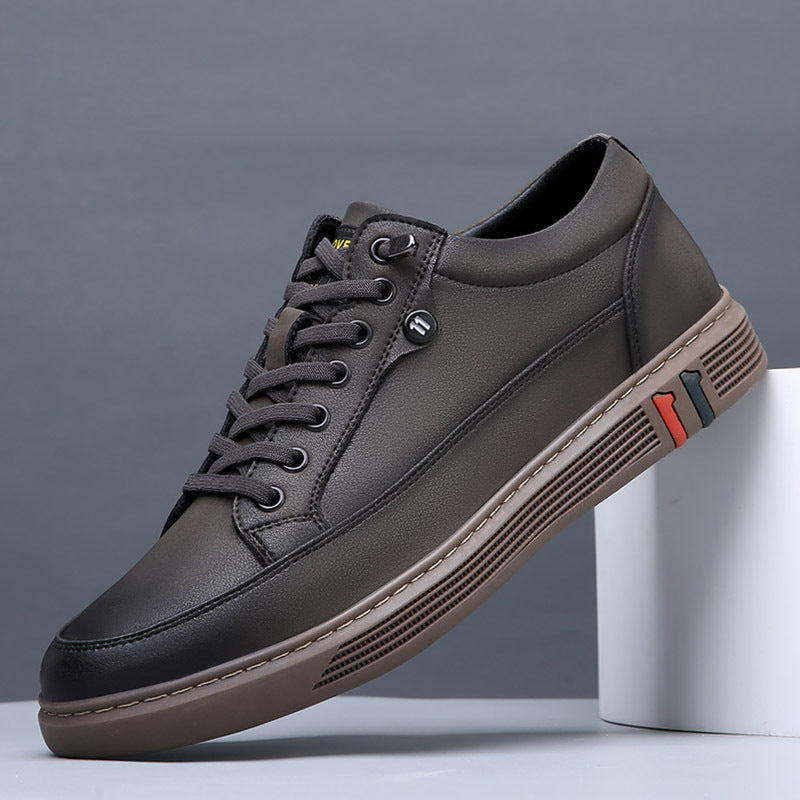 Men's Fashionable Soft-Upper Casual Leather Shoes